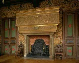 Decoratieve schoorsteenmantel