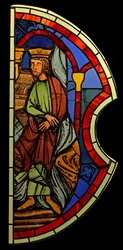 Een zittende koning, ex Ste Chapelle