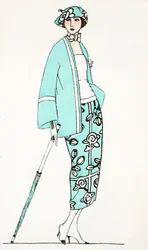 Ontwerp voor een dagjurk c.1919
