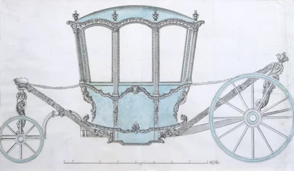 Ontwerp voor een koets, c.1760