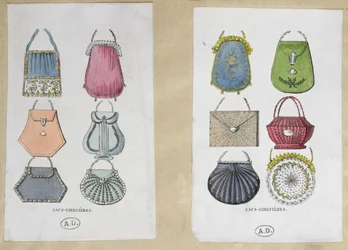Ontwerpen voor schoudertassen, 1822
