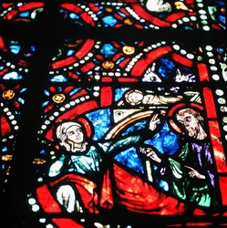 Detail (glas-in-lood)