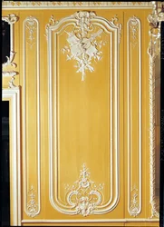 Detail van een paneel uit de Gele Kamer, Hotel des Stuart d