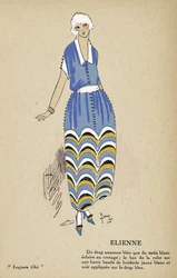 Elienne, uit Toujours Chic, geb. 1921-22 (sjabloondruk)