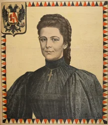 Elisabeth van Oostenrijk, illustratie uit Le Petit Journal: Supplement illustre, 25 september 1898