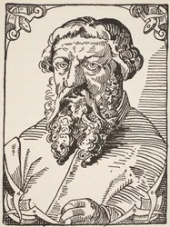 Etiene Dolet, kopie door Boris Mestchersky (d.1957), illustratie uit Histoire de la Nation Francaise, Sciences, Volumes I & II, door Gabriel Hanotaux (1853-1944), 1924