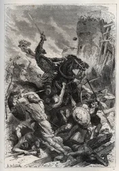 Eudes (Odon) (860-898), koning van de Franken, leidt de strijd tegen de Noormannen en verdedigt Parijs (860-887) - Eudes (852-898) in de strijd tegen de Noormannen - 