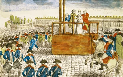 Executie van Marie-Antoinette op de Place de la Révolution, 16 oktober 1793