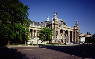 Façade van het Grand Palais, gebouwd door Henri Deglane, Albert Louvet en Albert Thomas, 1897-1900