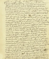 Facsimile van het testament van Marie Antoinette