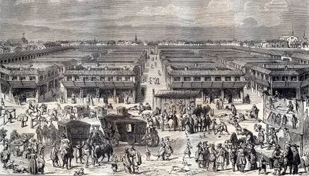 Kermis van Saint Germain in Parijs