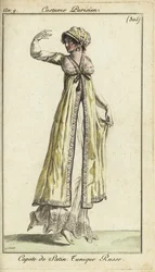 Modieuze vrouw die danst op een bal