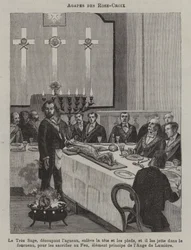 Feest van de Rose Croix (gravure)