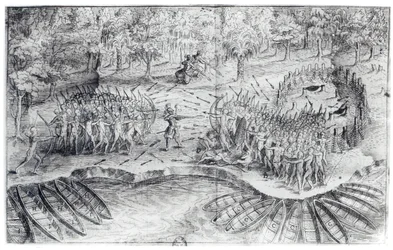 Gevecht van Hurons, uit 