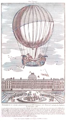 Eerste bemande waterstofballonvlucht, 1783