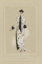 Fleurette, uit Tres Parisiens, pub. 1922 (sjabloondruk)