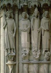 Vier Martelaarheiligen, Kathedraal van Chartres, c.12120