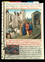 Fr 6465 f.96 Bouw van de kerk in Aix La Chapelle door Karel de Grote (742-814)