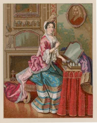 Frankrijk XVIIe eeuw kostuum