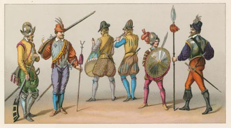 Frankrijk XVIe eeuw kostuum