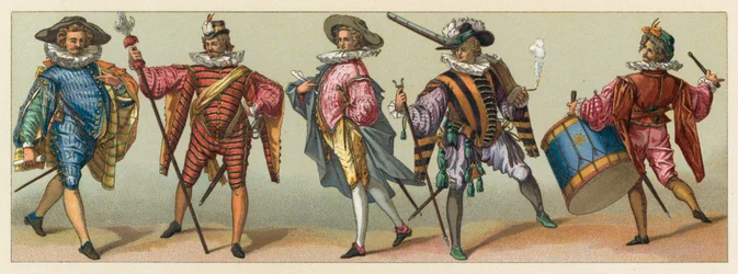 Frans kostuum uit de 16e eeuw