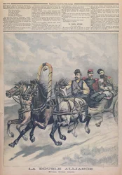 Frans-Russische Alliantie, illustratie uit Le Petit Journal, 1893