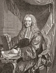 François Chicoyneau, 1672 - 1752. Franse arts en hoofdarts van koning Lodewijk XV. Uit Les Heures Libres gepubliceerd 1908.
