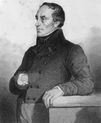 François Guizot (1787 - 1874), Franse politicus en historicus - gravure in 