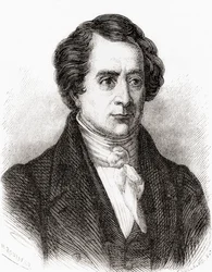 Franse wiskundige Dominique Francois Jean Arago, alias Francois Arago, uit Les Merveilles de la Science, uitgegeven 1870