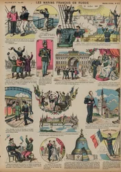 Franse zeelieden bezoeken Rusland, 25 juli 1891