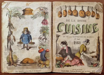 Voorkant van de Almanach de la Bonne Cuisine et de la Maitresse de Maison, 1860