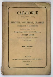 Voorkant van de catalogus voor de Salon des Refuses, 1863