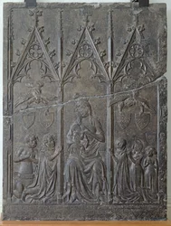 Grafstèle van de Sacquespee familie, van de St. Nicaise begraafplaats in Arras