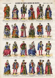 Galerij van Koningen en Koninginnen van Frankrijk van Filips V tot Koningin Eleonore.