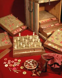 Spel van Dauphin lotto uitgevonden door Lodewijk XIV (1638-1715)