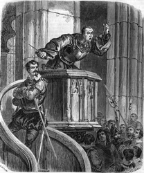 Garins in de galerij. Noemde zichzelf de 