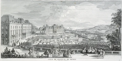 Algemeen uitzicht op het Kasteel van Meudon