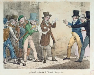 Grote Overwinning van het Franse Leger, aankondiging van de overwinning bij de Slag om Trocadero, September 1823