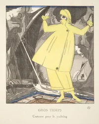 Gros Temps, uit een collectie modeplaten