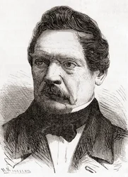 Henri-Gustave Delvigne, uit Les Merveilles de la Science, gepubliceerd ca. 1870