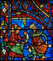 Herodes raadpleegt de wijzen over de ster van Bethlehem