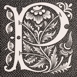 Geïllustreerde letter 