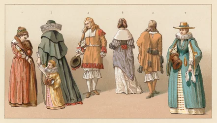 Nederlandse XVIIe eeuwse kostuum