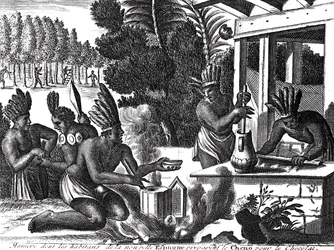 Hoe de inboorlingen van Nieuw-Spanje cacao voor chocolade bereidden