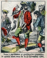 Illustratie voor het boek van Daniel Defoe 