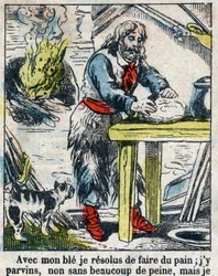 Illustratie voor het boek van Daniel Defoe 