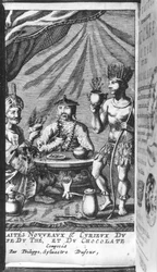 Illustratie uit Traite Nouveau et Curieux du Cafe, du The et du Chocolat door Philippe Sylvestre Dufour, La Haye, gepubliceerd 1693