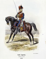 Keizerlijke Garde: Artillerie te paard in 1854 - in 