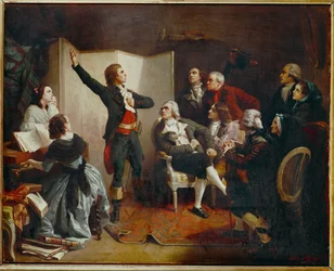 In het huis van de burgemeester van Straatsburg