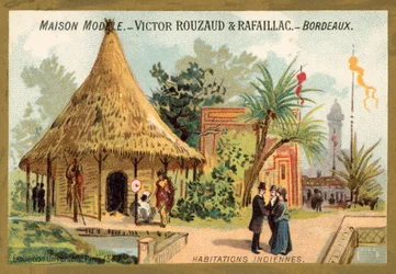 Indiase woningen, Exposition Universelle, Parijs